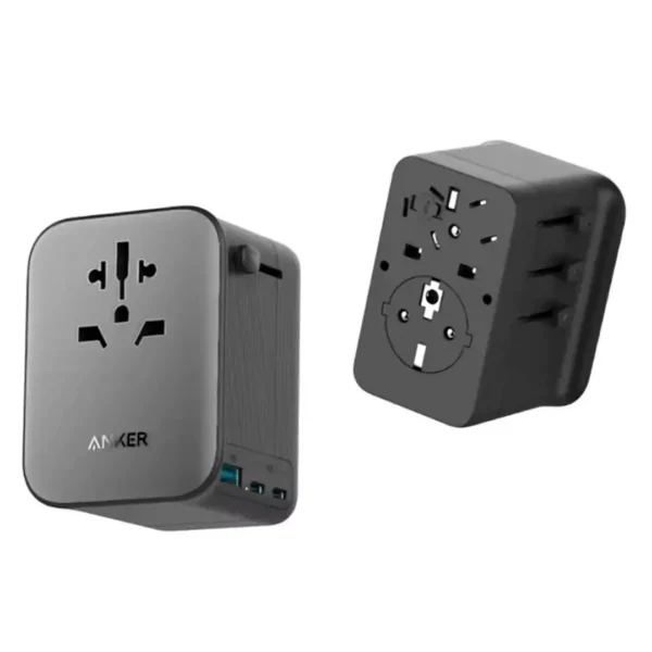 Anker 4IN1 Travel Adapter, 65 Watts, A9213K11 - Black
