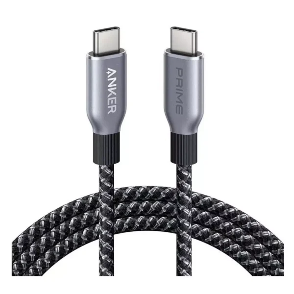 Anker Prime USB-C To USB-C 240W Braided Cable, A88E2012 - Black